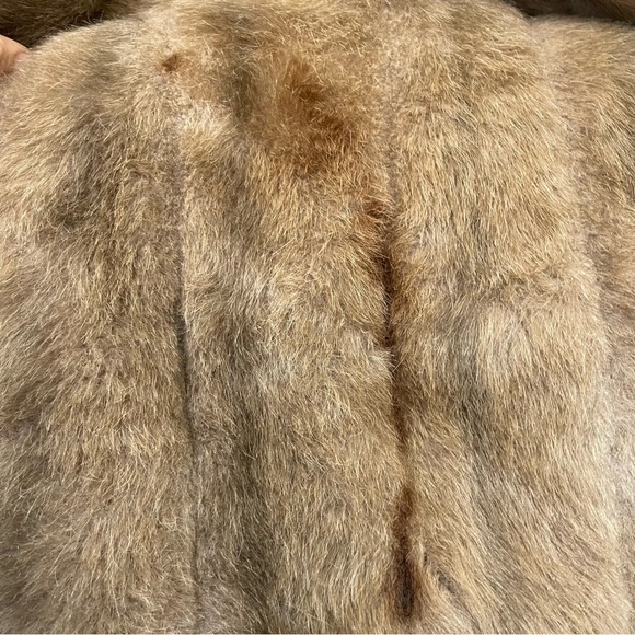 Vintage The Fashion Place by Sears Genuine Fur 100% Fur Pelt Jacket Shawl - Picture 4 of 14